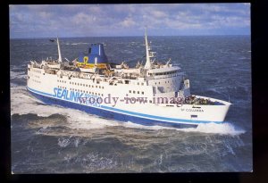 FE3478 - Sealink British Ferries - St Columba , built 1977 - postcard