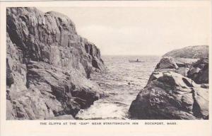 Massachusetts Rockport Cliffs At Gap Near Stritsmouth Inn Albertype