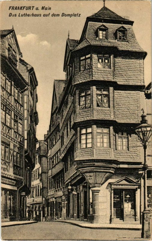 CPA AK Frankfurt a.M.- Lutherhaus auf dem Domplatz GERMANY (1028767)