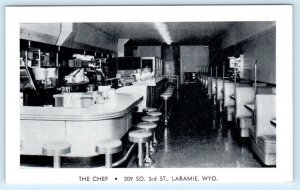 LARAMIE, WY Wyoming~ Roadside THE CHEF CAFE c1950s  Albany County Postcard
