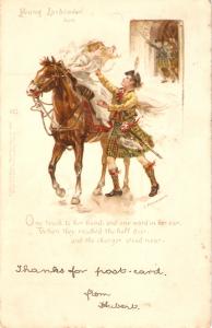 J. Finnemore, Yioung Lochinvar history. Horses Early Tuck Art Series PC # 464