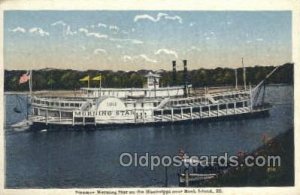 Morning Star, Rock Island, Illinois, USA Ferry Boats, Ship Unused 