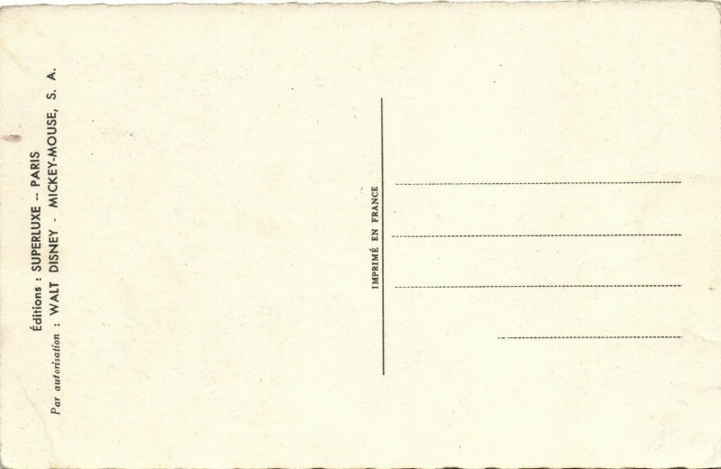PC DISNEY, SNOW WHITE AND THE SEVEN DWARFS, Vintage Postcard (b35902)