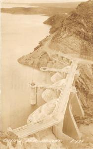 Globe Arizona~Coolidge Dam Aerial View~1944 Real Photo Postcard