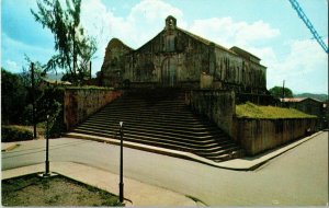 Iglesia Porta Cqelis Church Native American Indians Puerto Rico San Postcard  