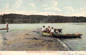 OCEANIC NEW JERSEY LONG POINT ON SHREWBURY RIVER POSTCARD 