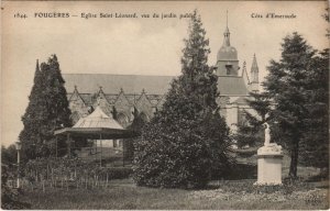 CPA Fougeres Eglise St Leonard (1237576)