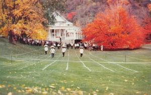 HOT SPRINGS, VA Virginia  HOMESTEAD HOTEL~Waiters Tray Race  ROADSIDE  Postcard