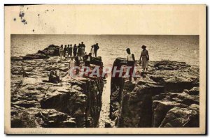 Postcard Old D & # 39Olonne Sables Le Puits D & # 39Enfer