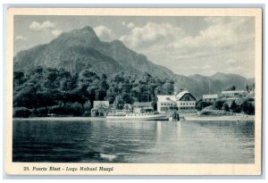 c1940's Lago Nahuel Huapi Puerto Blest Argentina Vintage Unposted Postcard