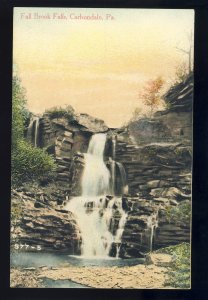 Carbondale, Pennsylvania/PA/Penn Postcard, Fall Brook Falls