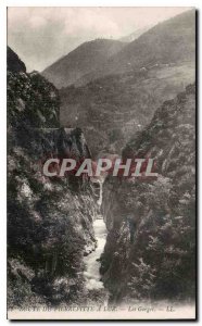 Postcard Old Route Pierrefitte Luz Gorges
