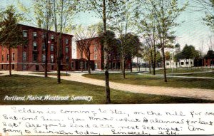 Maine Portland Westbrook Seminary 1906