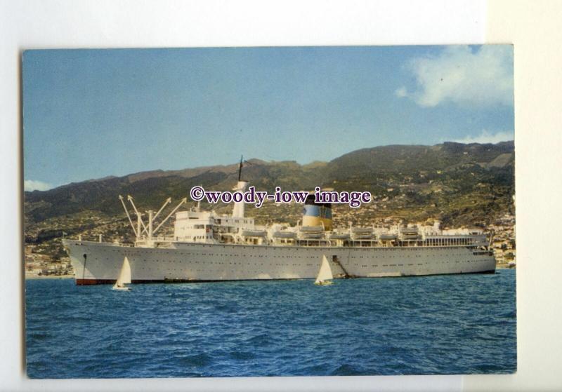 LN0718 - Greek Liner - Arkadia , built 1931 - postcard