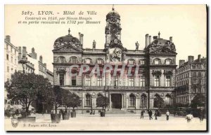 Old Postcard Lyon City Hall