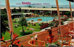 Postcard Swimming Pool at Hotel Sahara in Las Vegas, Nevada