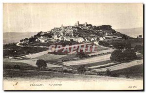 Postcard Old Vezelay Vue Generale