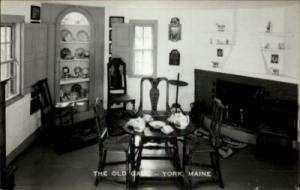 YORK ME Old Gaol Interior Old Photo RPPC