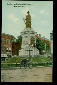 ME, Portland, Maine, Soldiers and Sailors Monument