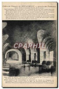 Old Postcard Cloister of the Douaumont Ossuary Tombs Alveoles