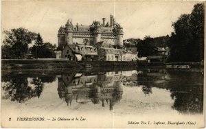 CPA Pierrefonds- Le Lac et le Chateau FRANCE (1020294)
