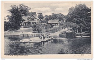 CHESTER (Cheshire), England, UK, 1910-1920s; Eccleston Ferry