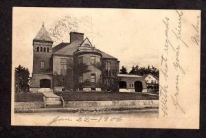 MA Vintage Athol High School Postcard Mass Massachusetts UDB PC Carte Postale