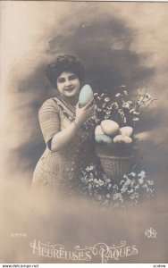 RP: Woman with EASTER Eggs , 00-10s