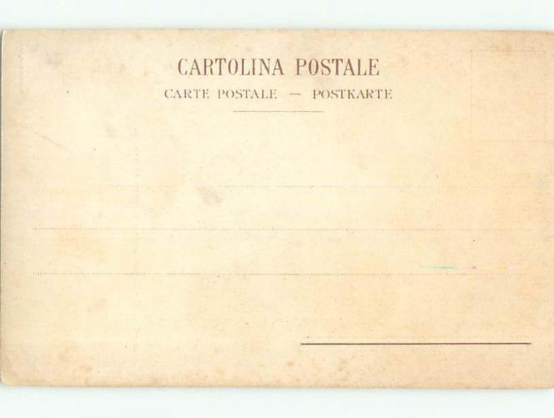 Unused Pre-1907 RELIGIOUS BUILDING SCENE ON CAPRI ISLAND Naples ITALY n5619