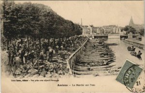 CPA AMIENS Le MarchÃ© sur l'eau (25171)
