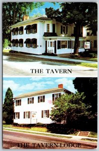 Vtg New Wilmington Pennsylvania PA The Tavern Lodge Restaurant Postcard