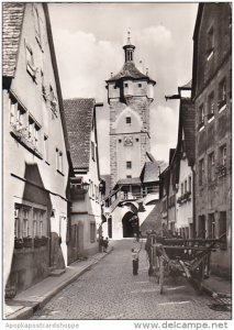 Germany Rothenburg Klingenturm 1957