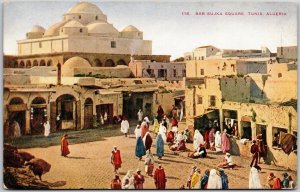 Bab Sujka Square Tunis Algeria Moors and Arabs Building Edifice Postcard