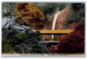 Kobe Japan Postcard Nunobiki-No-Medaki Fall Water Falls Scene 1928 Posted