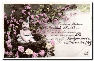 Old Postcard Fun Children Bebe