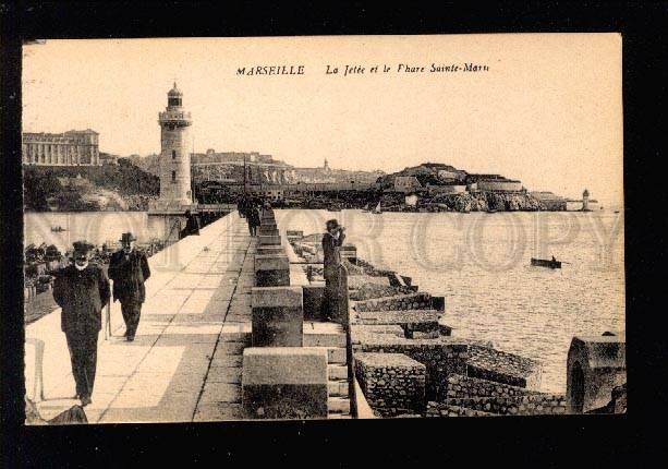 031301 LIGHTHOUSE in MARSEILLE FRANCE Vintage PC