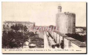 Old Postcard Chateau Aigues The Governor and the Tower The Way Round