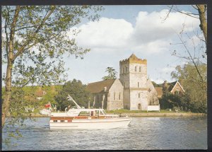 Berkshire Postcard - River Thames at Bisham Church      LC5599