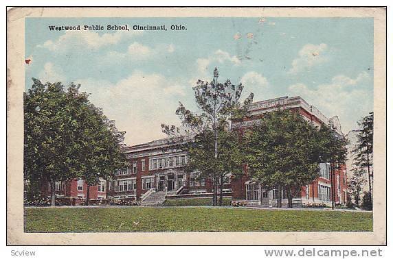 Westwood Public School, Cincinnati, Ohio, PU-1921