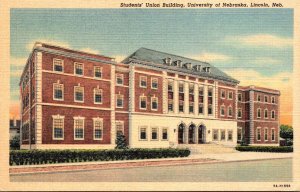Nebraska Lincoln Students' Union Building University Of Nebraska Curteich