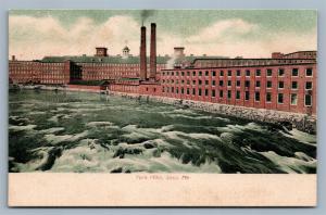 SACO ME YORK MILLS UNDIVIDED ANTIQUE POSTCARD