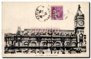 Paris - 12 - Gare du Lyon - Old Postcard
