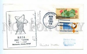 494839 USA 1983 NASA station Fairbanks Alaska special cancellation SPACE COVER