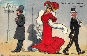 My wife won't let me Policeman Occupation 1907 