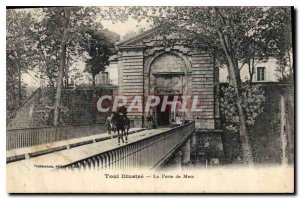 Old Postcard Toul Illustrates Gate Metz