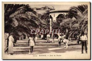 Old Postcard Bandol Petanque Bowls