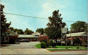 Vtg New Mecca Court Motel Perry Georgia GA Roadside America Postcard