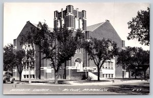 RPPC  McCook  Nebraska  Methodist Church   Postcard