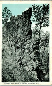 1930s Standing Rock Freak of Nature Near Mena Arkansas Postcard
