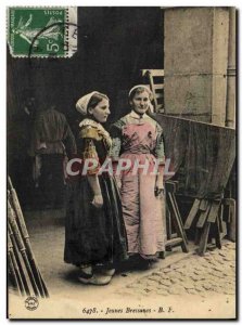 Old Postcard Folklore Young Bressanes